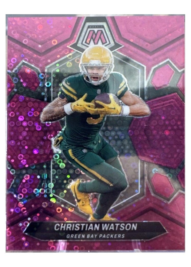 2024 Panini Mosaic Base Set Christian Watson #80 card