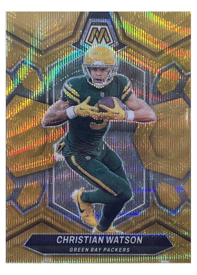2024 Panini Mosaic Base Set Christian Watson #80 card