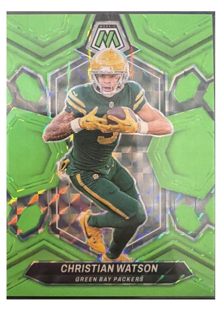 2024 Panini Mosaic Base Set Christian Watson #80 card