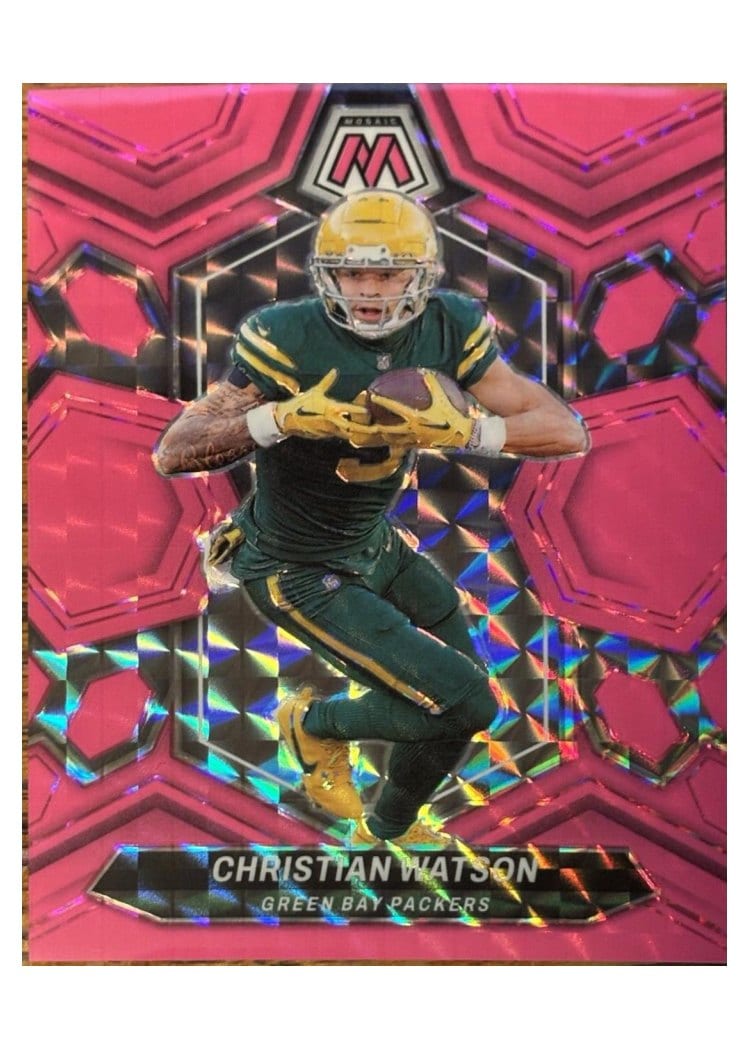 2024 Panini Mosaic Base Set Christian Watson #80 card
