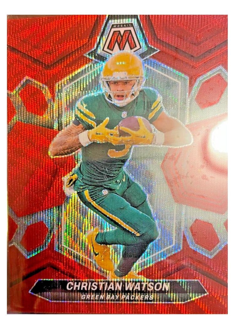 2024 Panini Mosaic Base Set Christian Watson #80 card