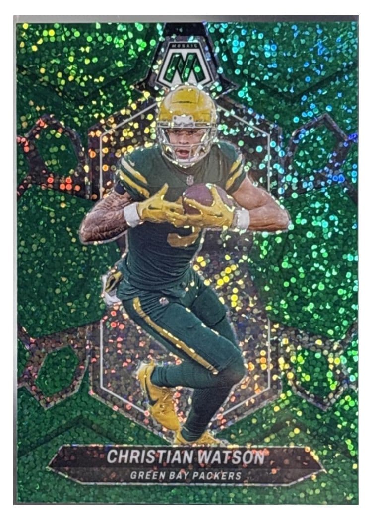 2024 Panini Mosaic Base Set Christian Watson #80 card