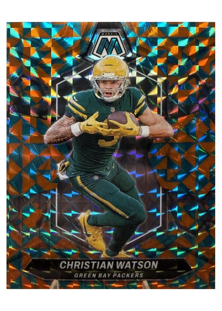 2024 Panini Mosaic Base Set Christian Watson #80 card