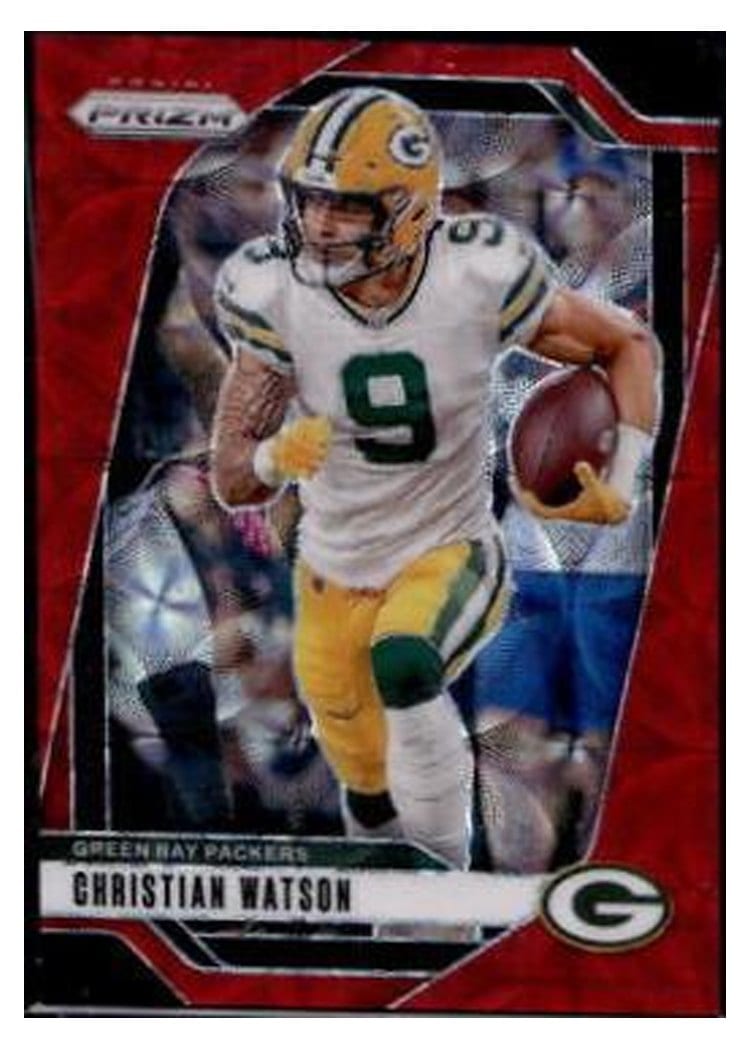 2024 Panini Prizm Base Set Christian Watson Choice Red #103 card