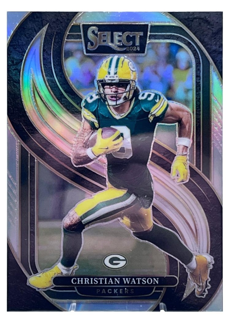2024 Panini Select Base Set Christian Watson Silver Prizm #138 card