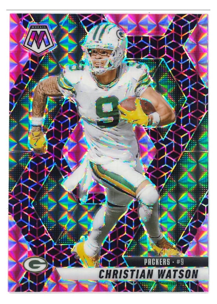2025 Panini Mosaic Base Set Christian Watson #242 card