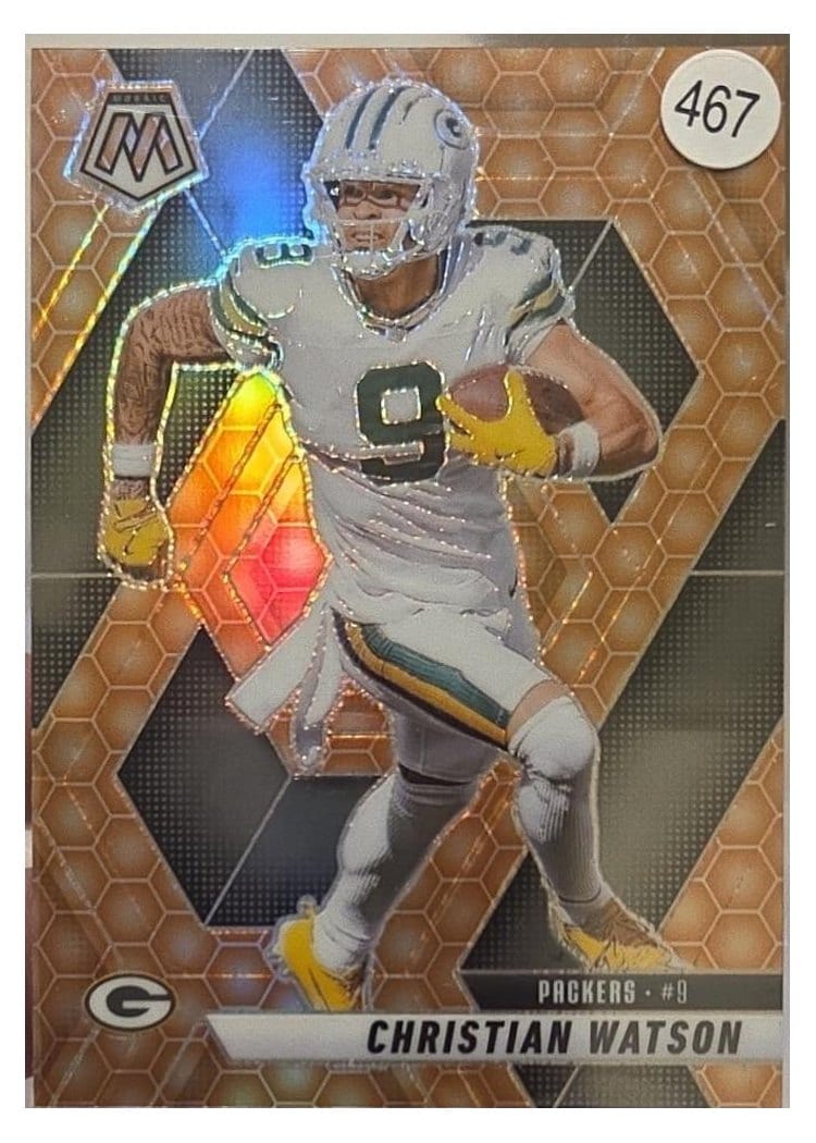 2025 Panini Mosaic Base Set Christian Watson #242 card