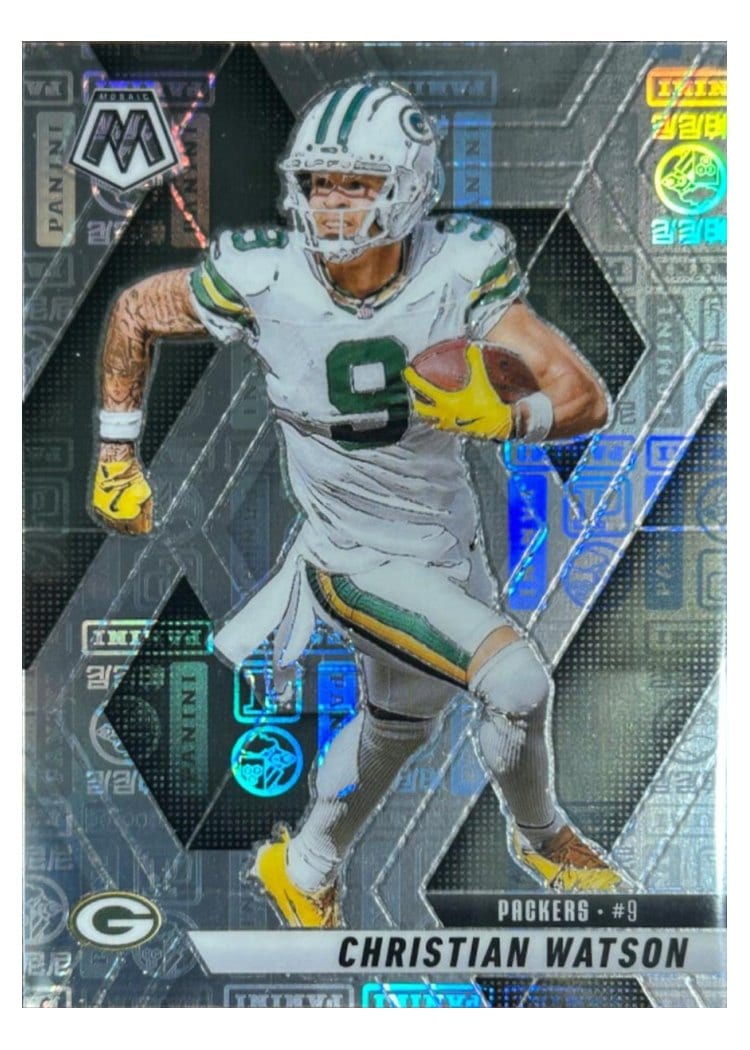 2025 Panini Mosaic Base Set Christian Watson #242 card