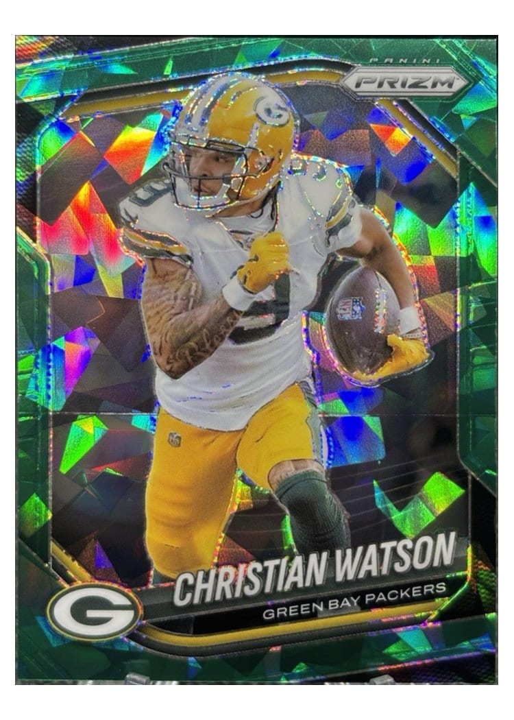 2025 Panini Prizm Base Set Christian Watson #153 card