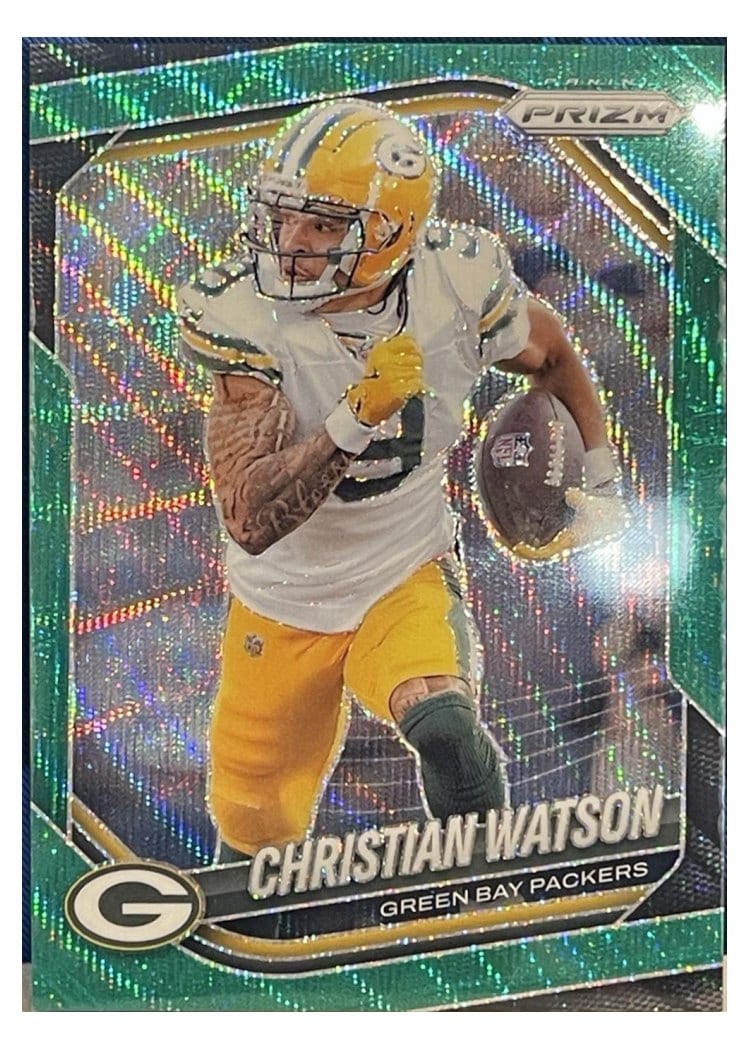 2025 Panini Prizm Base Set Christian Watson #153 card