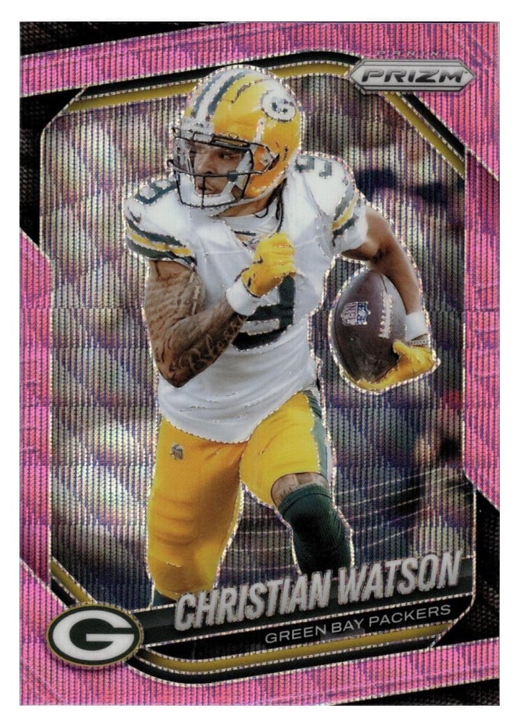 2025 Panini Prizm Base Set Christian Watson #153 card