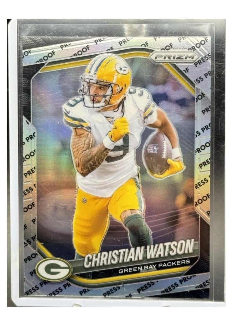 2025 Panini Prizm Base Set Christian Watson #153 card