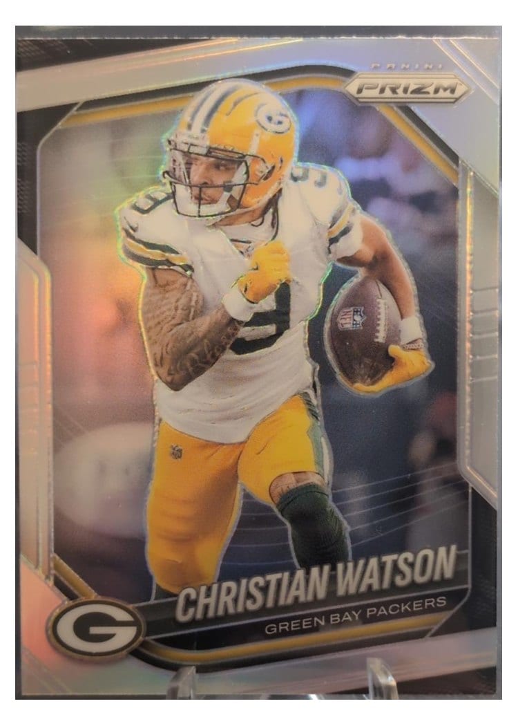 2025 Panini Prizm Base Set Christian Watson #153 card
