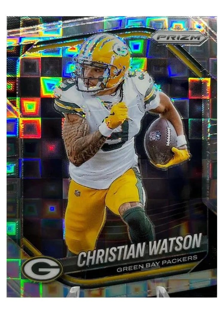 2025 Panini Prizm Base Set Christian Watson #153 card