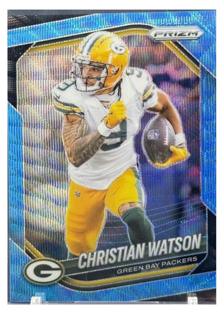 2025 Panini Prizm Base Set Christian Watson #153 card