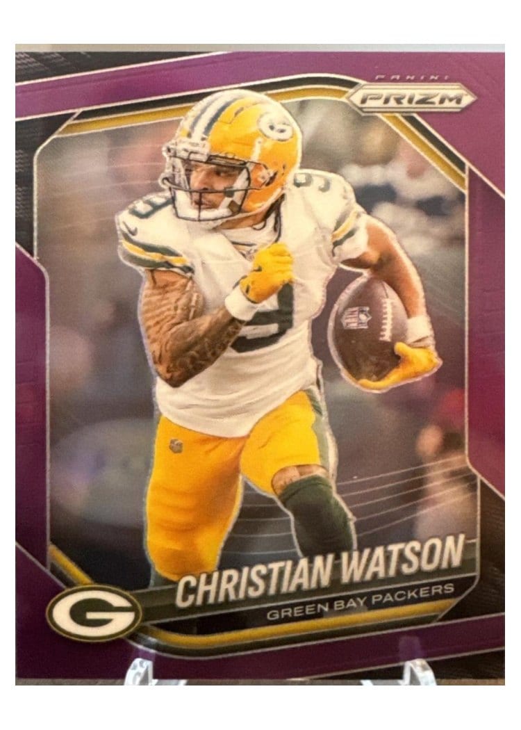 2025 Panini Prizm Base Set Christian Watson #153 card