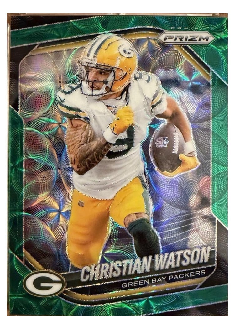 2025 Panini Prizm Base Set Christian Watson #153 card
