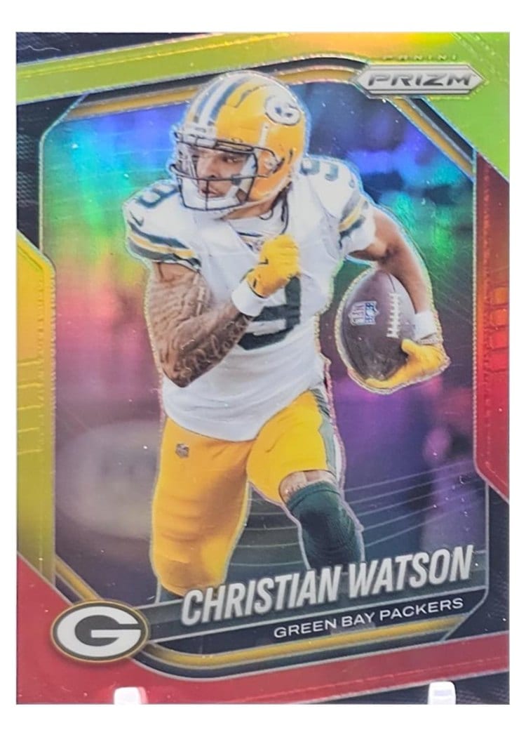 2025 Panini Prizm Base Set Christian Watson #153 card