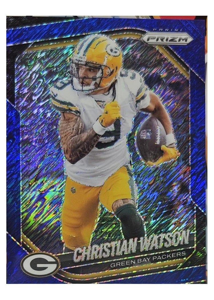 2025 Panini Prizm Base Set Christian Watson #153 card