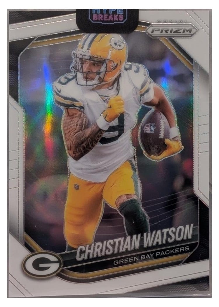 2025 Panini Prizm Base Set Christian Watson #153 card