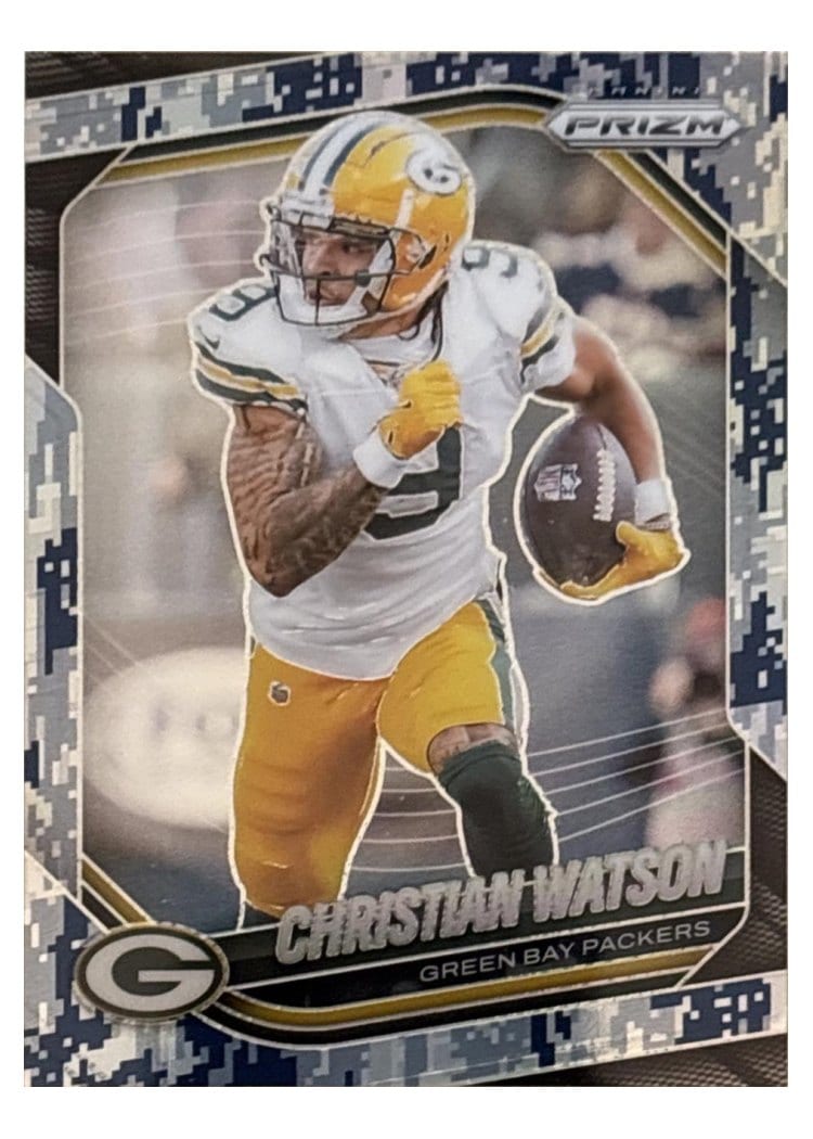 2025 Panini Prizm Base Set Christian Watson #153 card