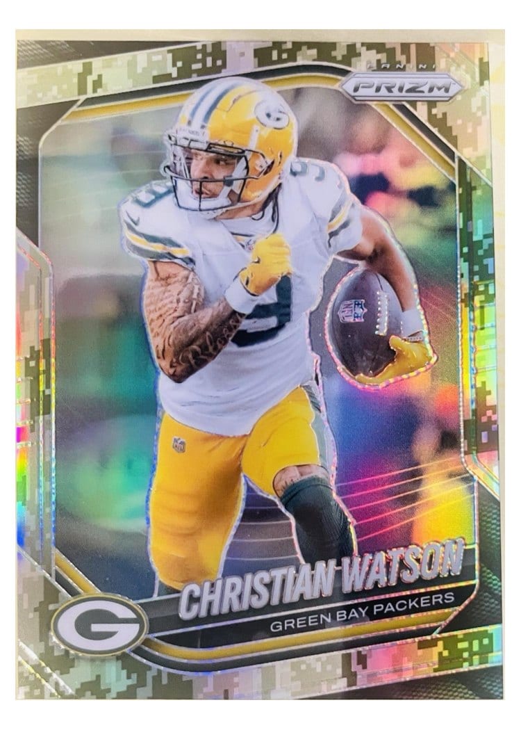 2025 Panini Prizm Base Set Christian Watson #153 card