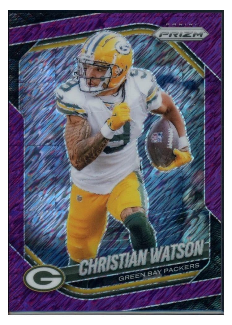 2025 Panini Prizm Base Set Christian Watson #153 card
