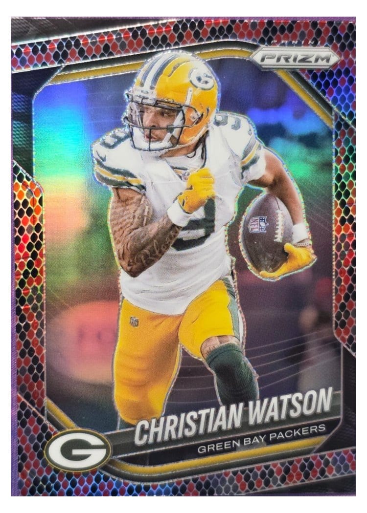 2025 Panini Prizm Base Set Christian Watson #153 card
