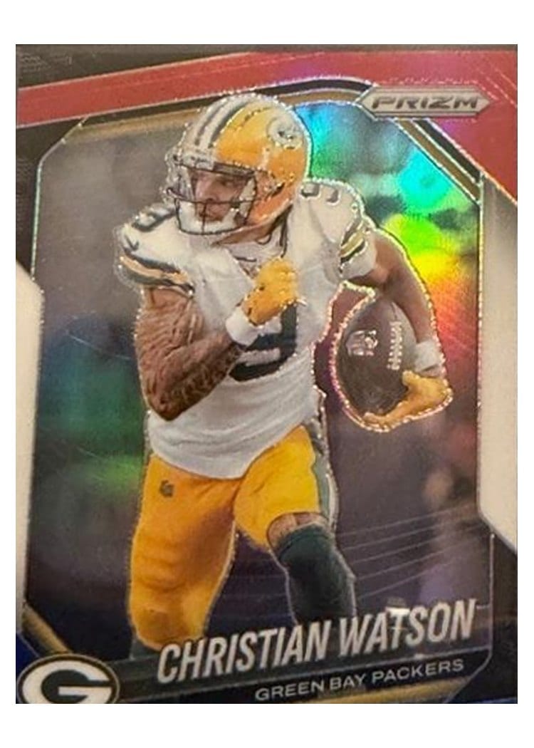 2025 Panini Prizm Base Set Christian Watson #153 card