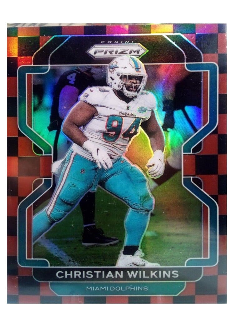 2021 Panini Prizm Base Set Christian Wilkins #109 card