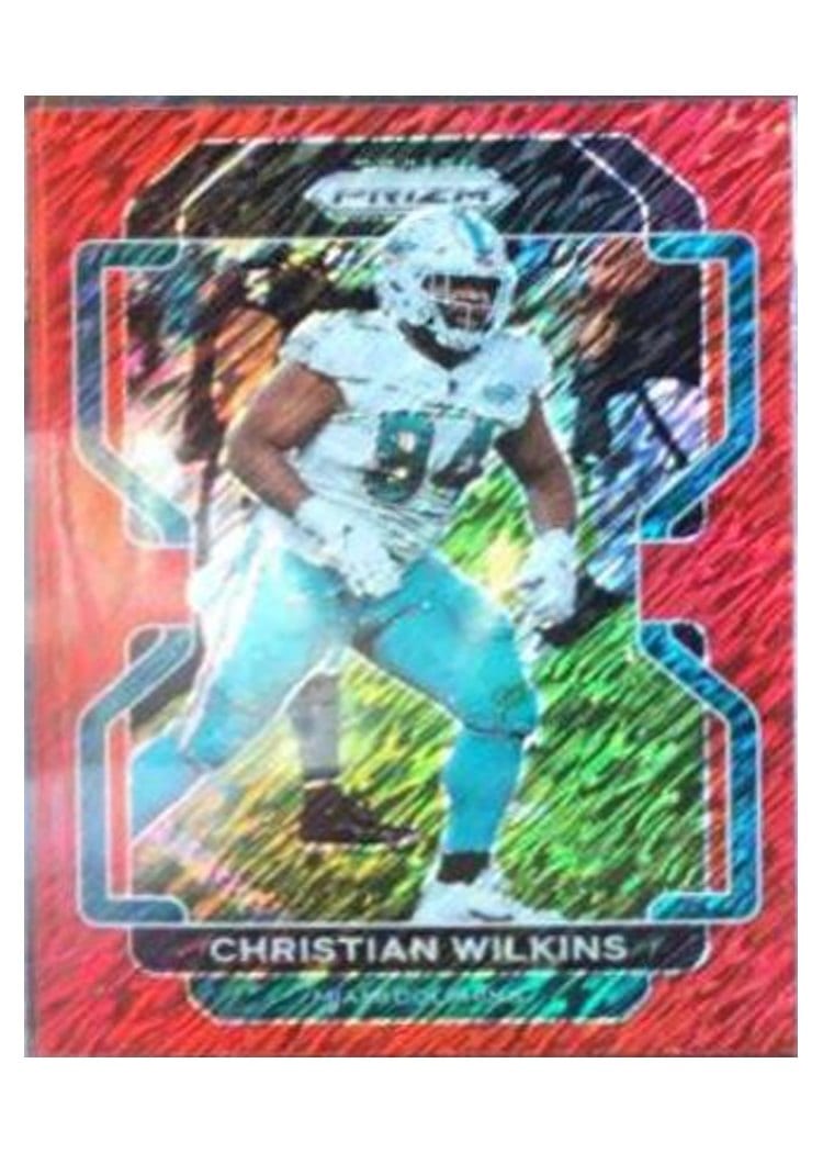 2021 Panini Prizm Base Set Christian Wilkins #109 card