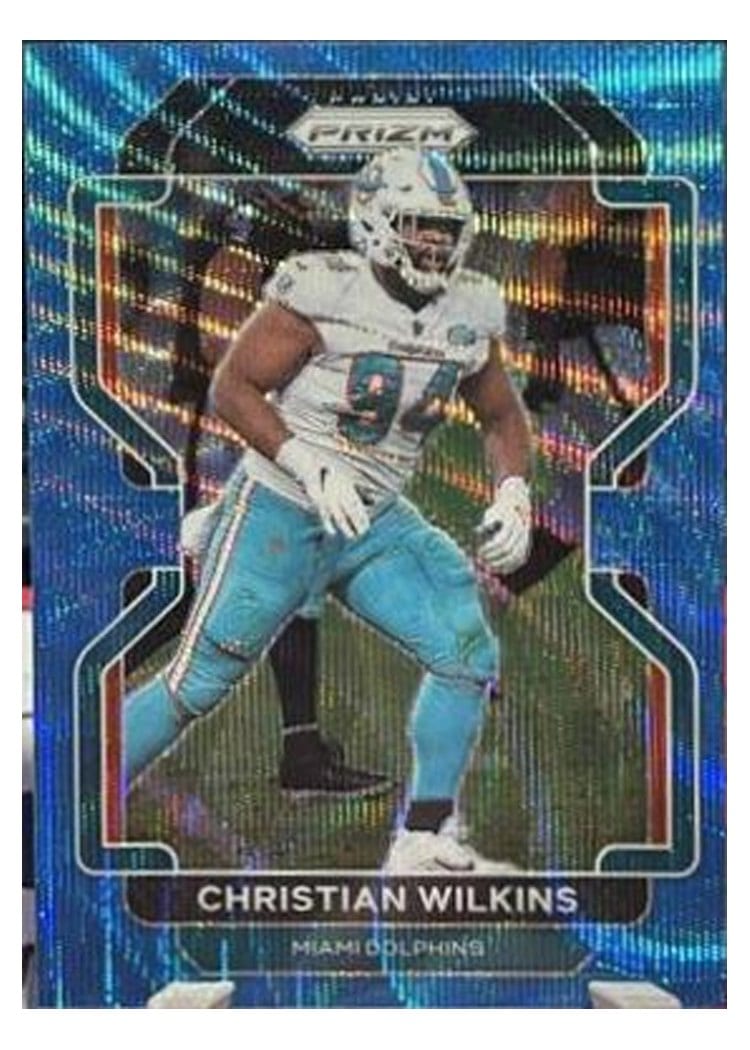 2021 Panini Prizm Base Set Christian Wilkins #109 card