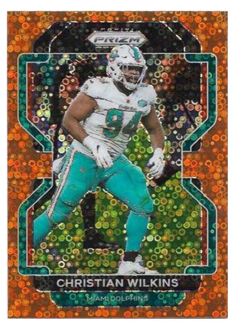2021 Panini Prizm Base Set Christian Wilkins #109 card