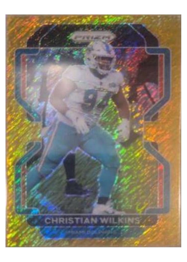 2021 Panini Prizm Base Set Christian Wilkins #109 card