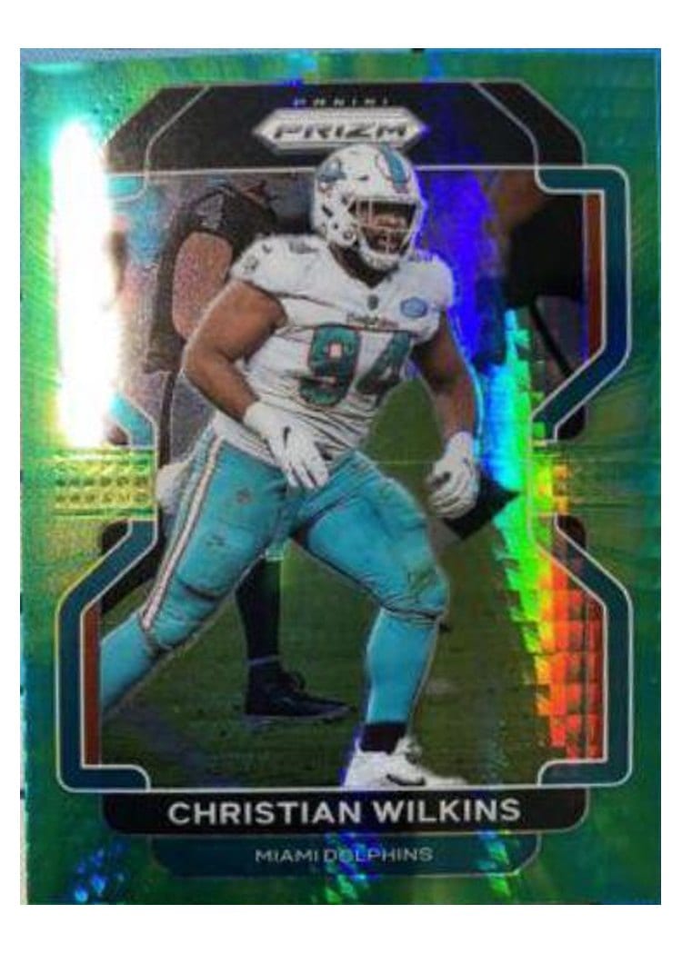 2021 Panini Prizm Base Set Christian Wilkins #109 card