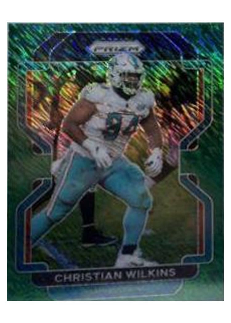 2021 Panini Prizm Base Set Christian Wilkins #109 card