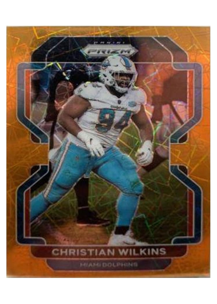 2021 Panini Prizm Base Set Christian Wilkins #109 card