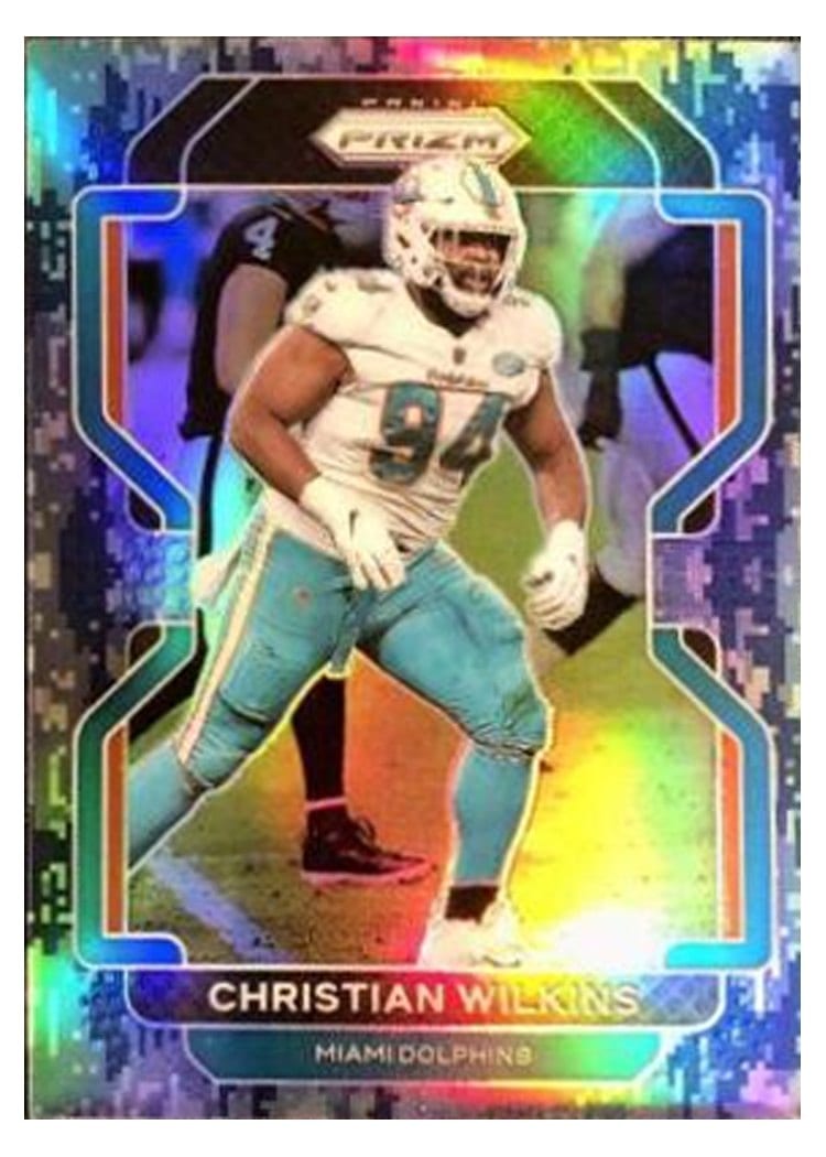2021 Panini Prizm Base Set Christian Wilkins #109 card