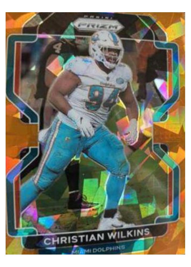 2021 Panini Prizm Base Set Christian Wilkins #109 card