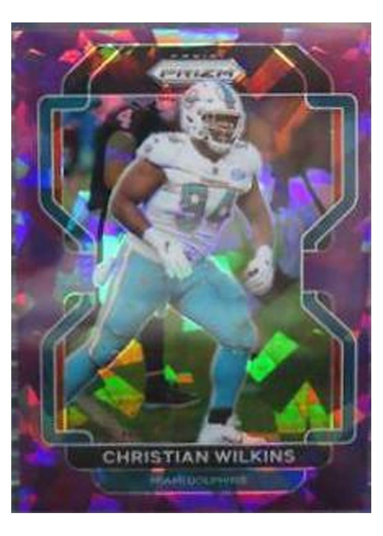 2021 Panini Prizm Base Set Christian Wilkins #109 card