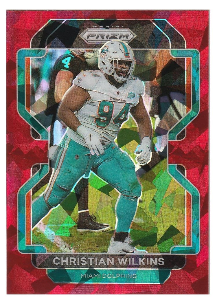 2021 Panini Prizm Base Set Christian Wilkins #109 card