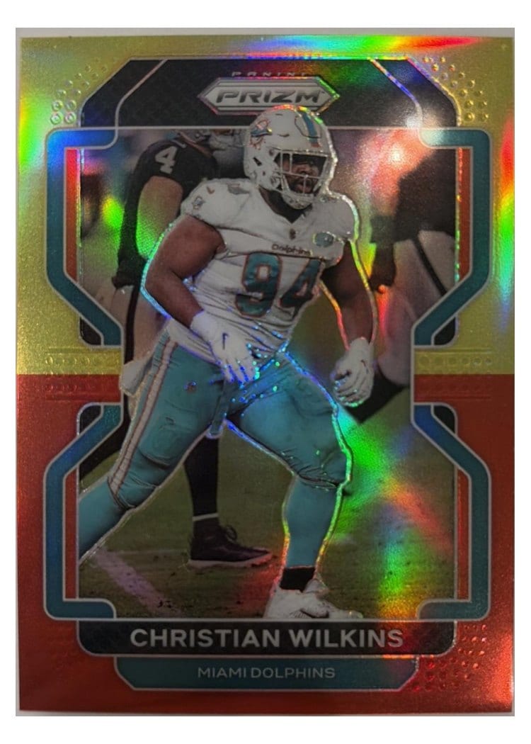 2021 Panini Prizm Base Set Christian Wilkins #109 card