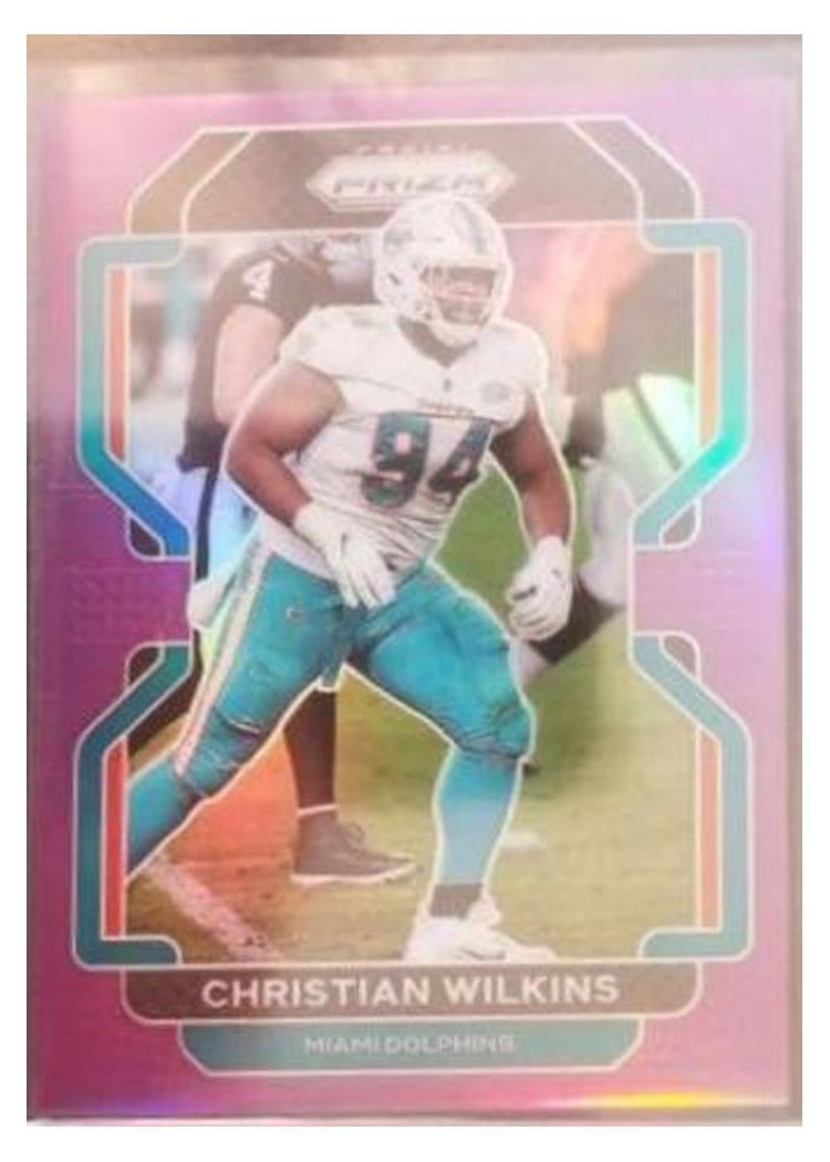 2021 Panini Prizm Base Set Christian Wilkins #109 card