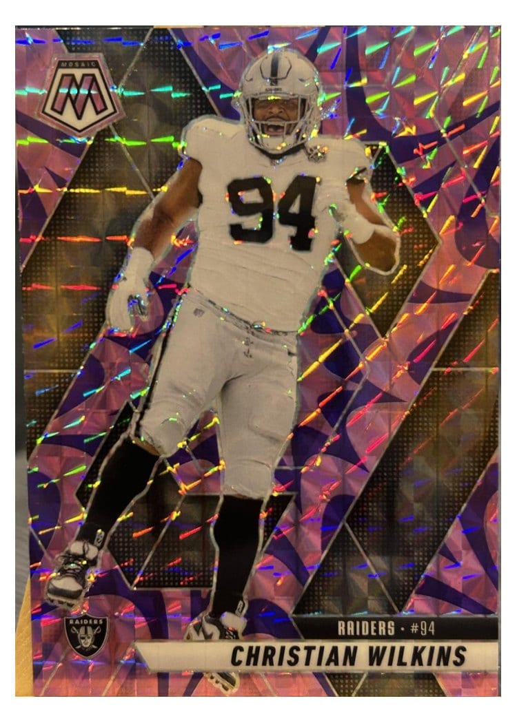 2025 Panini Mosaic Base Set Christian Wilkins #170 card