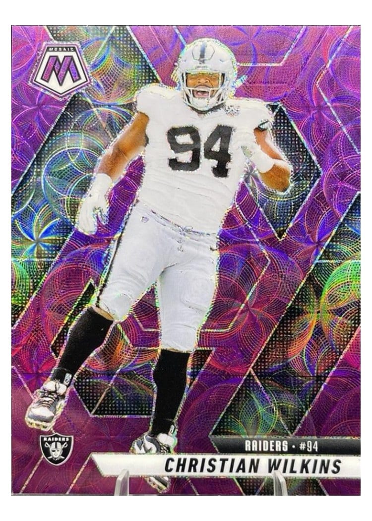 2025 Panini Mosaic Base Set Christian Wilkins #170 card