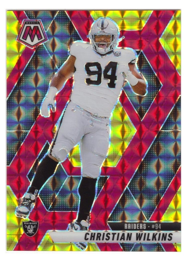 2025 Panini Mosaic Base Set Christian Wilkins #170 card