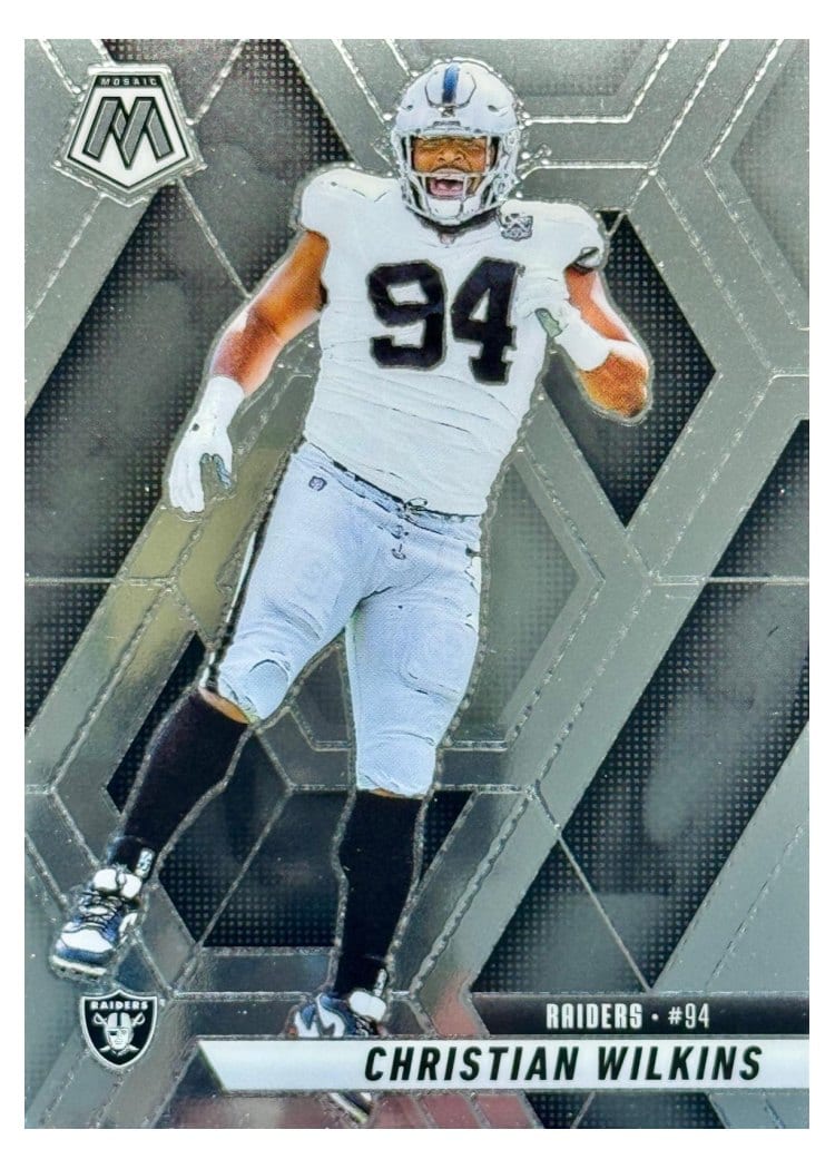 2025 Panini Mosaic Base Set Christian Wilkins #170 card