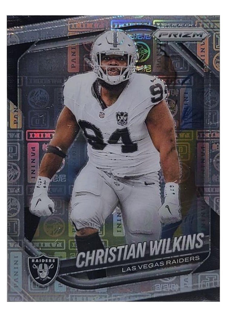2025 Panini Prizm Base Set Christian Wilkins #40 card