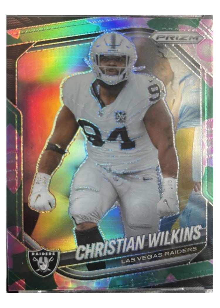 2025 Panini Prizm Base Set Christian Wilkins #40 card
