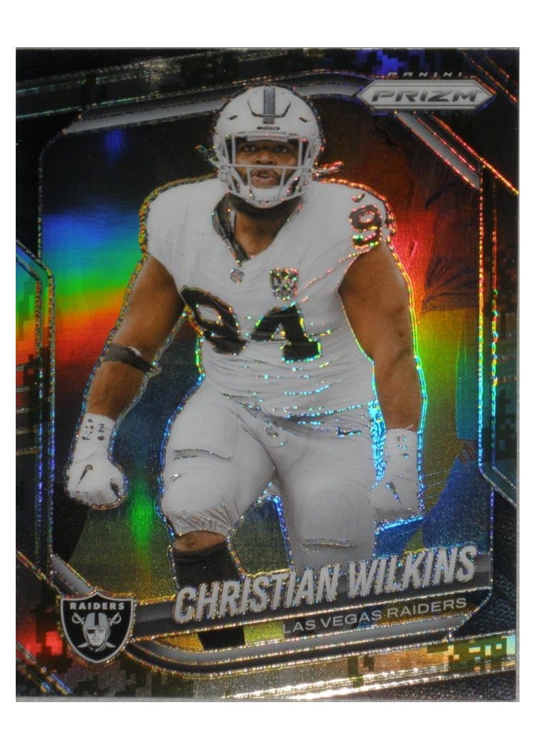 2025 Panini Prizm Base Set Christian Wilkins #40 card